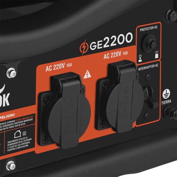 Generador Eléctrico Gasolina 2.2kVA KOLVOK GE2200V - Imagen 5