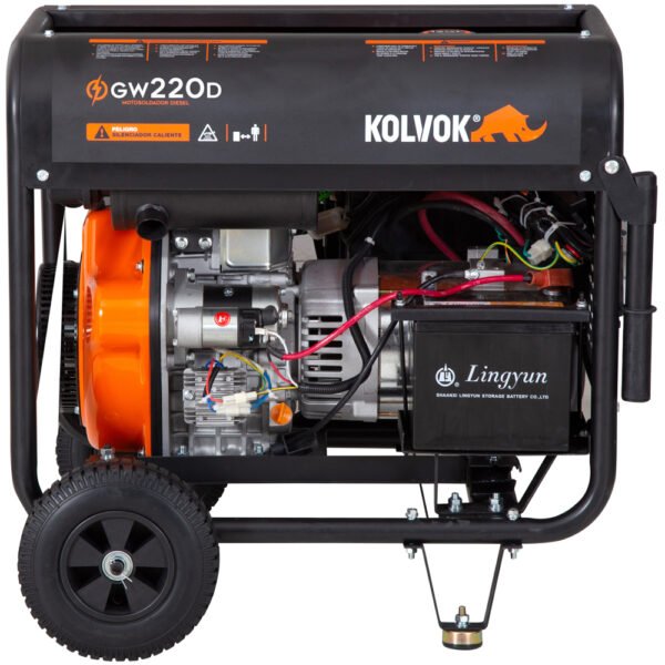 Motosoldador Diesel 200A KOLVOK GW220D - Imagen 5