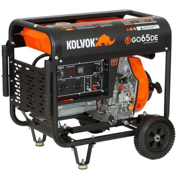 Generador Eléctrico diesel 6.5kVA KOLVOK GO65DE - Imagen 2