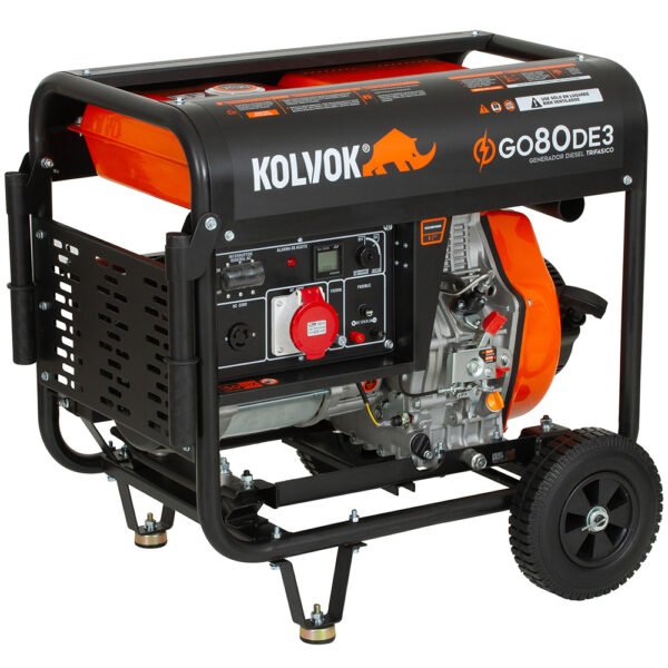 Generador Eléctrico diesel Trifásico 8.1kVA KOLVOK GO80DE3 - Imagen 2