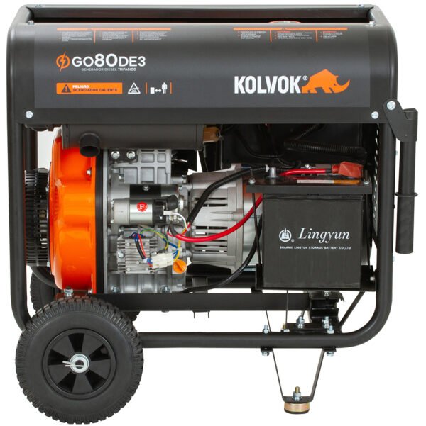 Generador Eléctrico diesel Trifásico 8.1kVA KOLVOK GO80DE3 - Imagen 4
