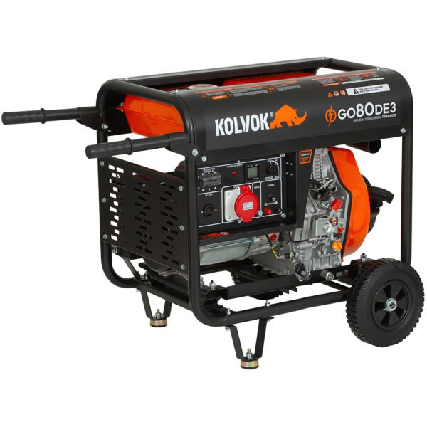 Generador Eléctrico diesel Trifásico 8.1kVA KOLVOK GO80DE3 - Imagen 5