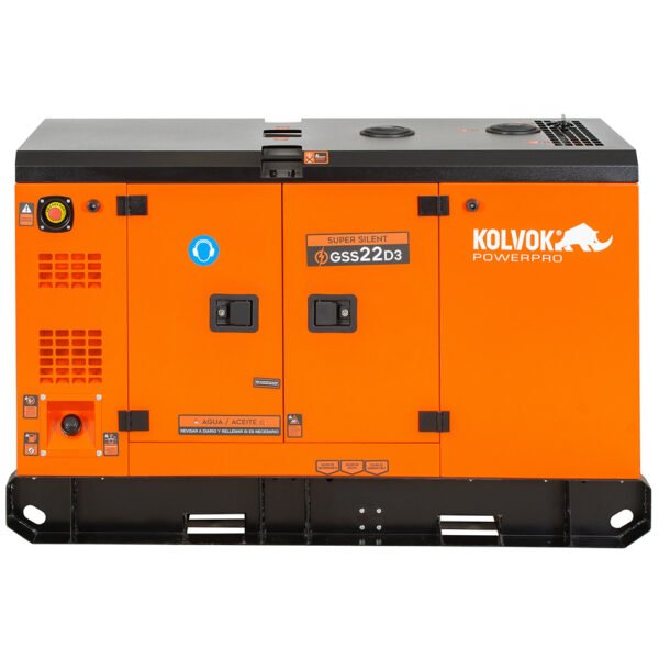 Generador Eléctrico Diesel Trifásico 22kVA KOLVOK GSS22D3 - Imagen 2