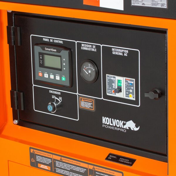 Generador Eléctrico Diesel Trifásico 22kVA KOLVOK GSS22D3 - Imagen 7