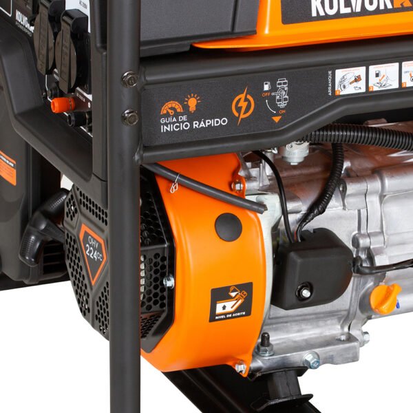 Generador Eléctrico Gasolina 3.5kVA KOLVOK GO35GE - Imagen 6