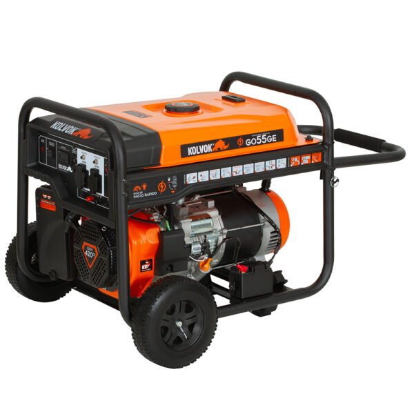Generador Eléctrico Gasolina 5.5kVA KOLVOK GO55GE - Imagen 5