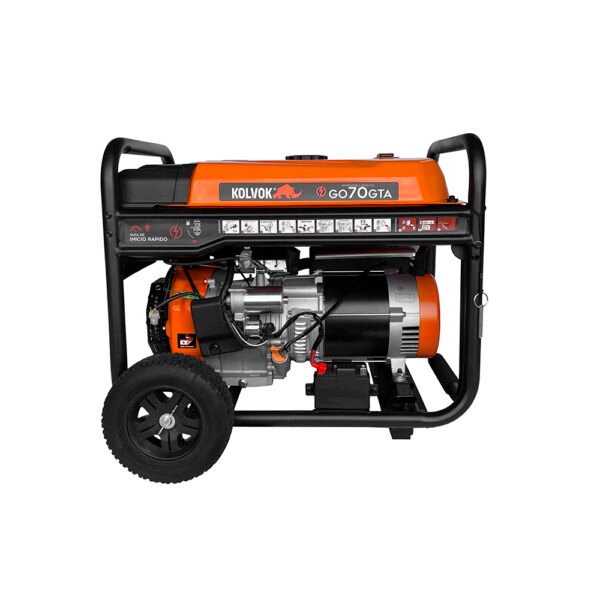 Generador Eléctrico Gasolina 6.5kVA KOLVOK GO70GTA - Imagen 3