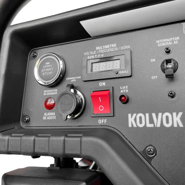 Generador Eléctrico Gasolina 6.5kVA KOLVOK GO70GTA - Imagen 11