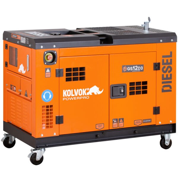Generador Eléctrico Diesel Trifásico 12kVA KOLVOK GS12D3