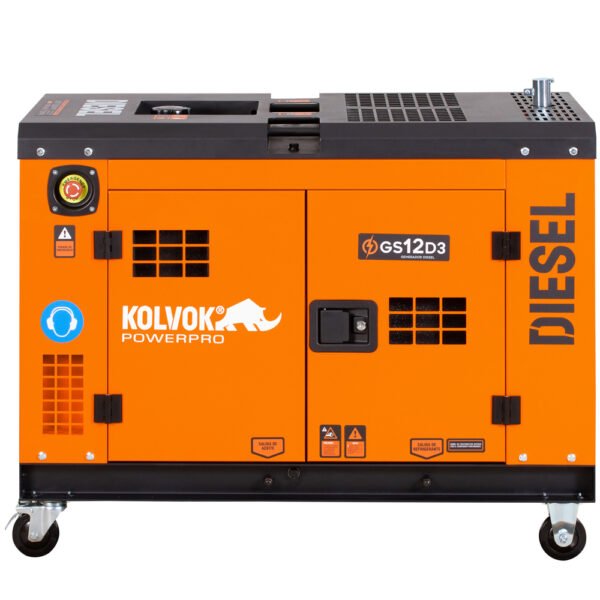 Generador Eléctrico Diesel Trifásico 12kVA KOLVOK GS12D3 - Imagen 2