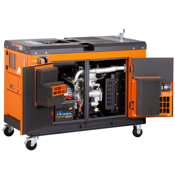Generador Eléctrico Diesel Trifásico 12kVA KOLVOK GS12D3 - Imagen 6