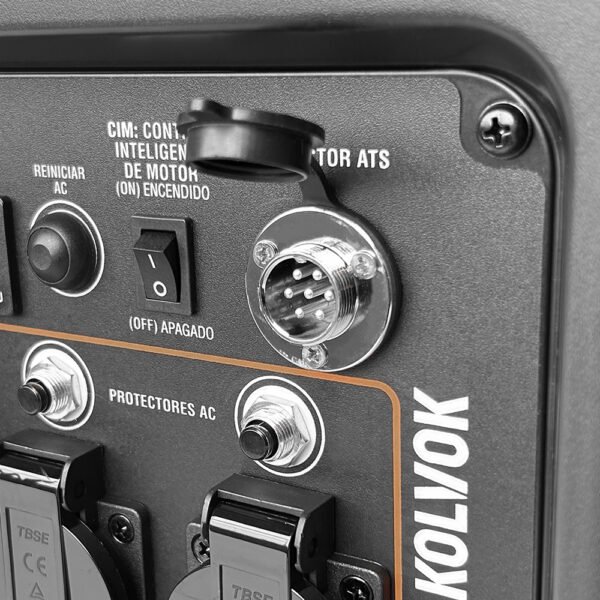 Generador Gasolina Inverter Conector ATS 8kVA KOLVOK XT7800IG - Imagen 2