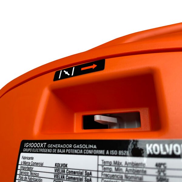 Generador Eléctrico Gasolina Inverter 1kVA KOLVOK IG1000XT - Imagen 7