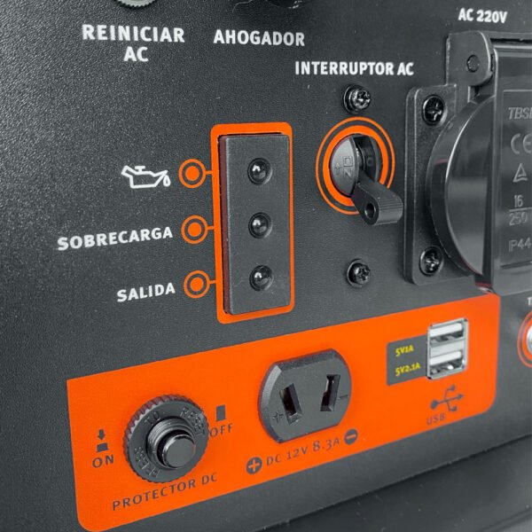 Generador Eléctrico Gasolina Inverter 3.5kVA KOLVOK XT35IG - Imagen 8